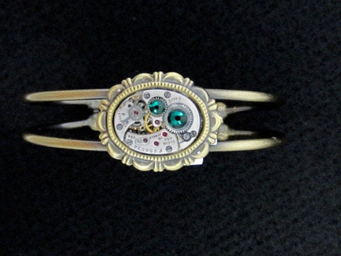 Steampunk Bracelet Cuff - steampunk jewelry