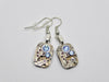 Steampunk ear gear - Aquamarine - Hamilton - Steampunk Earrings - Repurposed