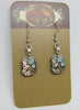 Steampunk watch earrings - Almost Time  - Steampunk Earrings - Teal Opal Swarovski Crystals - Repurposed art