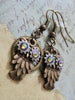Steampunk owl earring - Steampunk earrings - Owls