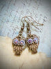 Steampunk owl earring - Steampunk earrings - Owls