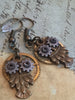 Steampunk owl earring - Steampunk earrings - Owls