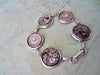Steampunk Jewelry Bracelet - In the Works - Steampunk watch parts charm bracelet