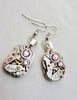 Steampunk ear gear - watch movement - Light Amethyst - Steampunk Earrings - Repurposed art