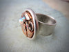 Steampunk Ring - Rose Gold watch movement - statement ring - Repurposed - recycled