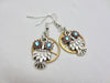 Owl Earrings, Steampunk, Unique Earrings, Weird Earrings, Dangle & Drop, Lightweight Earrings, Cool Earrings, Turquoise