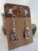 Steampunk ear gear - watch movement - Light Amethyst - Steampunk Earrings - Repurposed art