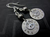 Steampunk Earrings - Peace sign - Watch parts earrings - Hippie - Boho - Womans earrings - For her