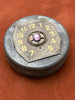 Steampunk Time Capsule - Vintage metal Tin - Light Amethyst - Keepsake box - watch parts tin - recycled - upcycled