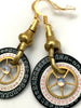 Unique - one of a kind - Steampunk ear gear -  Toc  - Steampunk Earrings - Womans earrings - For her