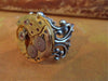 Steampunk Ring - Sphere - Steampunk jewelry made with real vintage watch movements
