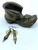 Steampunk Earrings - Vintage Pen Nibs - Watch parts earrings - Boho - Womans earrings - For her