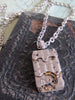 Steampunk Necklace -Bullet Proof - Recycled Jewelry made with real watch parts