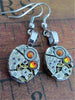 Steampunk ear gear - Cathedral - Steampunk Earrings
