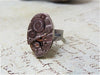 Steampunk Ring - Ovoid - Steampunk jewelry made with vintage watch parts
