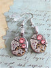 Steampunk ear gear - Light Rose - Steampunk Earrings