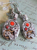 Steampunk ear gear - Hyacinth - Steampunk Earrings