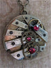 Steampunk Pendant - Time Lock - Steampunk Necklace- Steampunk jewelry made with real vintage Pocket watch parts