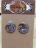 Steampunk Stud Earrings with Mechanical Watch Movement, Steampunk Earrings , Steampunk jewelry