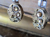 Gold Bulova  - Steampunk Earrings - Watch Movements -  Repurposed art