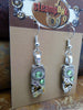 Steampunk Earrings - Watch movement jewelry - Peridot - Recycled - unique - one of a kind