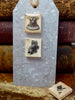 Magnet set - Recycled - Upcycled - Vintage scrabble tile Magnet Gift Set - by SteampunkJunq