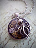 Steampunk Watch movement pendant - Octopus Garden - Steampunk Necklace - Repurposed art