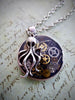 Steampunk Watch movement pendant - Octopus Garden - Steampunk Necklace - Repurposed art