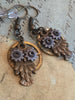Steampunk owl earring - Steampunk earrings - Owls
