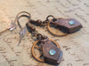 Steampunk Jewelry - Precious Time  - Steampunk Earrings - Repurposed art