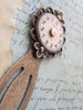 Steampunk Bookmark - Recycled - Upcycled - Vintage watch parts book marker - by SteampunkJunq
