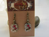 Ruby  - Steampunk Earrings - Unique - One of a kind - Great for stocking stuffer or birthday gift