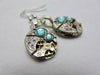 Steampunk ear gear - Bulova watch movement - Aquamarine - Steampunk Earrings - Repurposed art