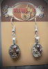 Steampunk ear gear - Rose Peach - Steampunk Earrings - Repurposed art