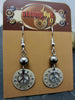 Steampunk Earrings - Peace sign - Watch parts earrings - Hippie - Boho - Womans earrings - For her
