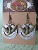Steampunk Earrings - Swallows - Watch parts earrings - Hippie - Boho - Womans earrings - For her