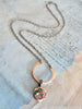 Emerald Steampunk Jewelry Necklace - Watch part necklace - Steampunk Necklace - Gold Watch Movement Repurposed Art