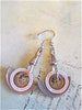 Steampunk ear gear -  Toc  - Steampunk Earrings - Repurposed art