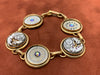 Steampunk Jewelry Bracelet - In the Works - Steampunk watch parts charm bracelet