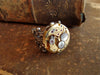 Steampunk Ring - Sphere - Steampunk jewelry made with real vintage watch movements