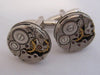 Watch movements - Steampunk - Cufflinks - Cuff Links -Repurposed - Up cycled