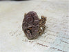 Steampunk ring - Ovoid - Steampunk jewelry made with real vintage watch parts