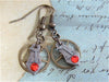 Steampunk Earrings - Precious Time  - Steampunk jewelry made with real vintage watch parts