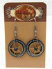 Steampunk ear gear -  Pendulum  - Steampunk Earrings - Repurposed art