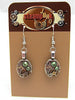 Steampunk ear gear - Peridot - Steampunk Earrings - Repurposed art