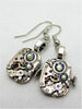 Steampunk ear gear - smokey A/B- Steampunk Earrings - Repurposed art