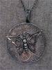 Steampunk Necklace - Flutter - Steampunk jewelry made with real vintge pocket watch parts
