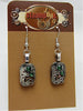 Steampunk ear gear - Emerald - Steampunk Earrings - Repurposed art